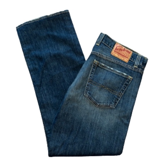 Lucky Brand vintage straight denim jeans size 34 - Picture 3 of 12